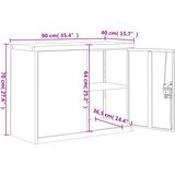 Ormarić za spise svjetlosivi 90 x 40 x 70 cm čelični | shoptok.hr