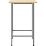  Kutna stolica Siva 55 x 55 x 85 cm Čelik i inženjerska drva | Eponuda.ba