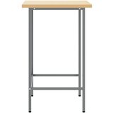  Radni Stol Siva 55x55x85 cm Čelik i Konstruirano drvo | shoptok.hr