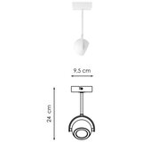  LED prigušiva spot svetiljka NOP 1xGU10/5,8W/230V bela | Eponuda.com