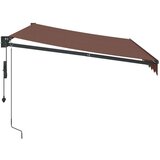 Tenda na automatsko uvlačenje smeđa 350 x 250 cm | shoptok.hr