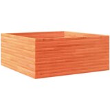  Vrtna sadilica voštano smeđe boje 110x110x46 cm od borovine | shoptok.hr