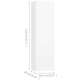  Komplet TV omaric 3-delni bela iverna plošča, (20913615) | Shoptok.si