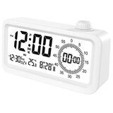 INF Polnilna pametna budilka z LCD, nočno lučjo in časovnikom White, (5000290743) Cene