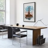  Slika - Paris View (1 Part) Vertical 40x60 U crnom drvenom okviru | shoptok.hr