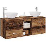  Set ormarića za kupaonicu 3 kom. Staro drvo 49,5 x 35 x 63 cm | shoptok.hr
