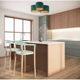  duolla - plafonsko svetlo roller trio 3xE27/60W/230V zeleno/zlatno | Eponuda.com