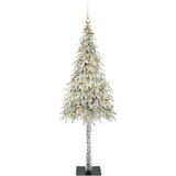 vidaXL Božićno drvce s 300 LED svjetlima Bijelo 180 cm PE i čelik | shoptok.hr