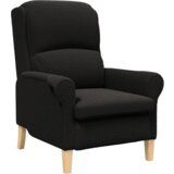  Ergonomska fotelja Crna Platno drvo Standard Ergonomski | shoptok.hr