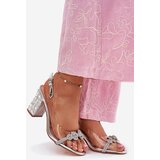 S. BARSKI Transparent Heeled Sandals D&A | shoptok.hr