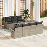 Sjedeća garnitura za vrt 8 pcs Svijetlo siva i tamno siva | shoptok.hr