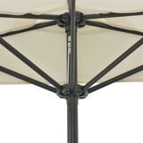  Senčnik z aluminijastim drogom 270x144 cm peščen, (20609732) | Shoptok.si