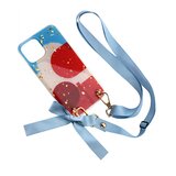  fashion strap glitter zaštitna maska za telefon iphone 12/12 pro 6.1 plava Cene