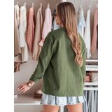 DStreet Kurtka damska koszulowa oversize OVERBOR khaki | shoptok.hr