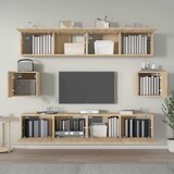  6-dijelni set TV ormarića boja hrasta sonome konstruirano drvo | shoptok.hr
