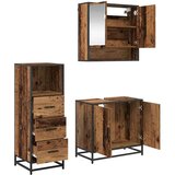 vidaXL set namještaja za kupaonicu 3 pcs staro drvo 65 x 33 x 60 cm | shoptok.hr
