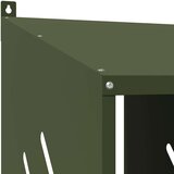 vidaXL Kutija za gniježđenje za piliće s 3 odjeljka metalna | shoptok.hr