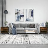 vidaXL Klubska mizica 2 kosa dimljen hrast 50x46x50 cm inženirski les Cene