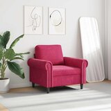  Fotelja crvena boja vina 60 cm baršunasta | shoptok.hr