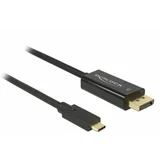 USB / DisplayPort Priključni kabel [1x Muški konektor USB-C™ - 1x Muški konektor DisplayPort] 2 m Crna