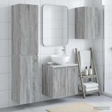  Set namještaja za kupaonicu 3 kom. Siva Sonoma 33 x 34.5 x 160 cm | Shoptok.si