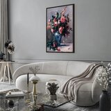  Slika - Pierre-Auguste Renoir – Vase of Roses 80x120 U crnom drvenom okviru | shoptok.hr
