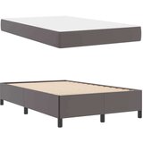  Konstrukcija postelje z vzmetnico Siva 120 x 190 cm blago, (5000127719) | Shoptok.si