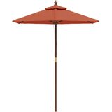 Vrtni suncobran s drvenim stupom terakota 196 x 231 cm | Eponuda.com