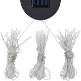  Sjenica sa zastorima i LED svjetlima 4 x 3 m krem bijela | shoptok.hr
