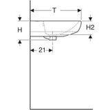Geberit LAVABO ZIDNI SELNOVA 650X500 GEBERIT 500.297.01.7 | ePonuda.com