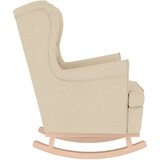  Gugalni stol Cream 74x90x102 cm Tkanina | Shoptok.si