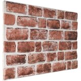  Zidne panele 10 pcs Tamno smeđa i bijela 100 x 50 cm EPS pjena - tamno smeđe i bijele boje | shoptok.hr