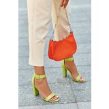 Boto High Heel Sandals Neon Green Georgina | Shoptok.si