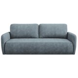 Makamii Prljavo plava sklopiva/s prostorom za odlaganje sofa od šenila 218 cm Lilo – | shoptok.hr