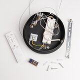 Brilagi crni LED prigušiva luster na sajli LED/40W/230V 3000-6500K + daljinski upravljač | Eponuda.com