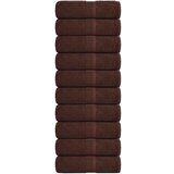 vidaXL Brisače 10 kos rjava 30x30 cm 360 g/m² 100% bombaž Cene