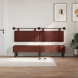  Držeće uzglavlje Zidne Sjajno smeđa 170 x 55 x 5 cm Antikni PU - Sjajna smeđa 160 cm bez LED | shoptok.hr