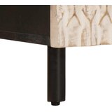  Noćni ormar 2 kom. Bijelo 40 x 33 x 46 cm Čvrsto drvo manga | shoptok.hr