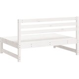  Srednja vrtne sofe 2 kom bijele 120 x 80 cm od masivne borovine | shoptok.hr