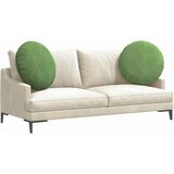  Jastučići za sjedenje 2 pcs Svijetlo zelena Ø60 x 21 cm Baršun | Eponuda.com