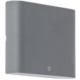 QAZQA Stenska svetilka antracit 11,5 cm vključno z LED IP65 - Batt Cene