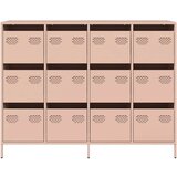  Komoda ružičasta 135x39x103,5 cm hladno valjani čelik | shoptok.hr