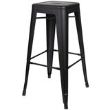 MID.YOU Barski Stol Vantaggio High Brush, Črna, Mat | Shoptok.si