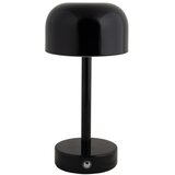 Leitmotiv Črna LED namizna svetilka s kovinskim senčilom (višina 24,5 cm) James – Cene