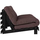 Karup Design Temno rjava raztegljiva sedežna garnitura 160 cm Roots Black Night – | Shoptok.si