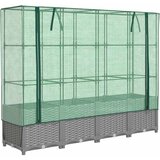  Povišena gredica s pokrovom za staklenik 160 x 40 x 138 cm | Eponuda.com