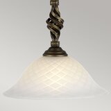 Elstead Lighting Elstead Pembroke 1 viseča svetilka, črna, zlata, E27, (22097988) | Shoptok.si