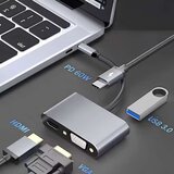 Changzhou Avi co.,ltd 4u1 USB HUB, HDMI+USB-A+VGA i USB-C(PD) | ePonuda.com