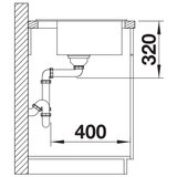 Blanco DALAGO 45 NEŽNOBELA 465x510/190 mm | ePonuda.com