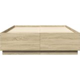 vidaXL Posteljni okvir sonoma hrast 160x200 cm inženirski les | Shoptok.si